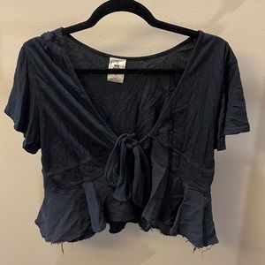 We The Free front tie blouse